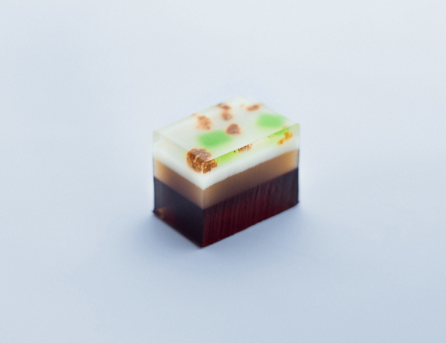 コーヒーゼリーの花ようかん